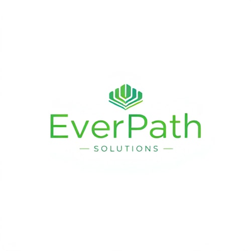 AI Design for We're embarking on an exciting journey to create a standout logo for EverPath Solutions, a cutting-edge technology consultancy focused on sustainable innovation. Our goal is to build a logo that not only captures the sophistication and forward-thinking nature of our brand but also reflects our commitment to sustainable solutions and technological advancement. We envision a logo that balances modern aesthetics with a sense of timeless reliability, standing as a beacon for our audience's trust and aspirations. The logo will be used across multiple platforms, including our website, social media, business cards, and even large-scale presentations, so it needs to be versatile, impactful, and professional.