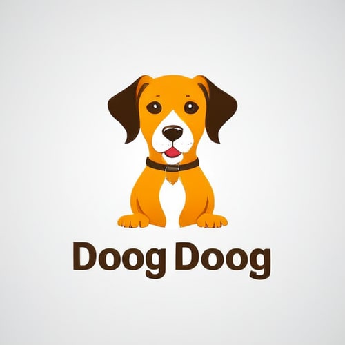 AI Design for Professional logo design. dog <lora:sdxlbase20:1>