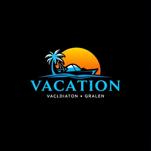 AI Design for Vacation word mark 
