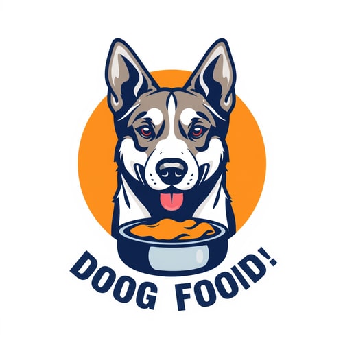 AI Design for dog with text dog food