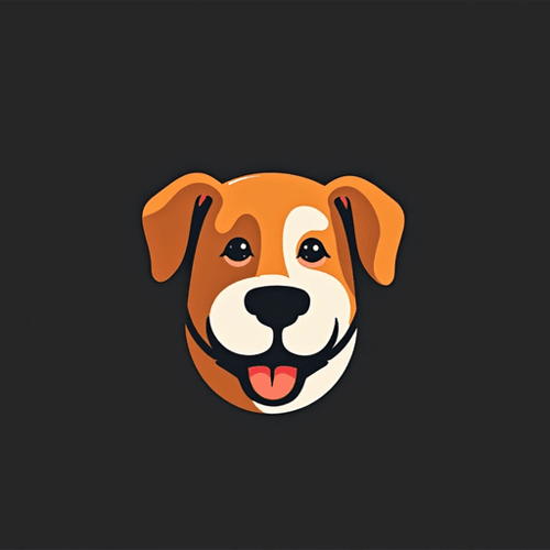AI Design for dog concept logo with thext DogGo