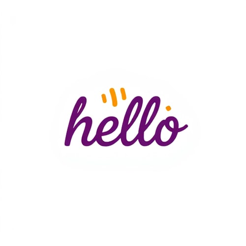 AI Design for hello wordmark