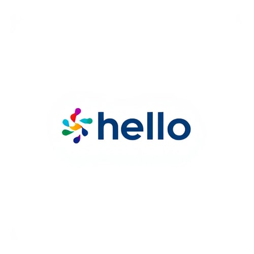 AI Design for hello wordmark
