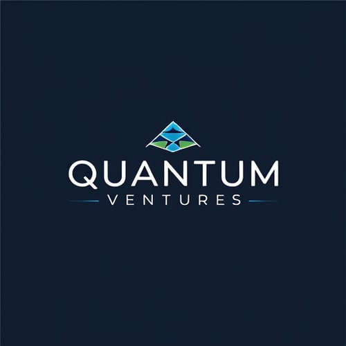AI Design for Design a sleek and professional logo for "Quantum Ventures" with the tagline: "Innovate. Accelerate. Transform."