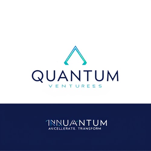 AI Design for Design a sleek and professional logo for "Quantum Ventures" with the tagline: "Innovate. Accelerate. Transform."