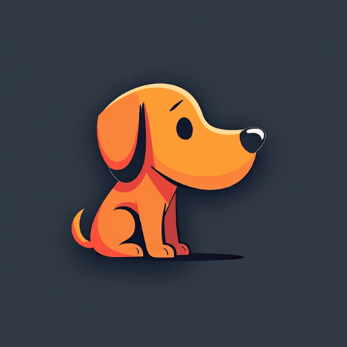 AI Design for dog concept logo with thext DogGo