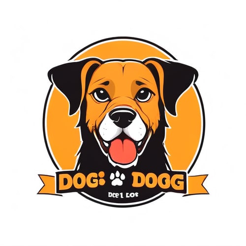 AI Design for Professional logo design. dog <lora:sdxlbase20:1>