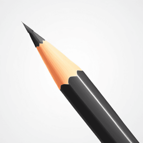 AI Design for logo for PenTip. close up of pencil tip for drawing