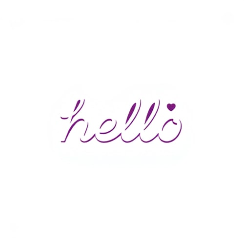 AI Design for hello wordmark