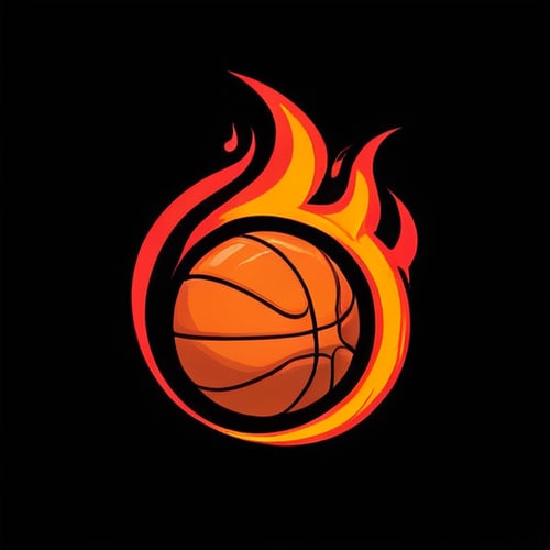 AI Design for Professional logo design. basketball fire shot logo <lora:sdxlbase20:1>