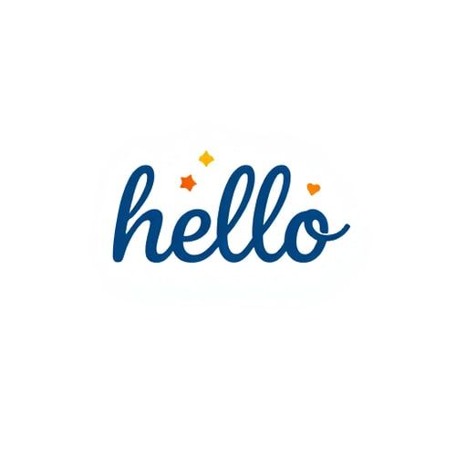 AI Design for hello wordmark