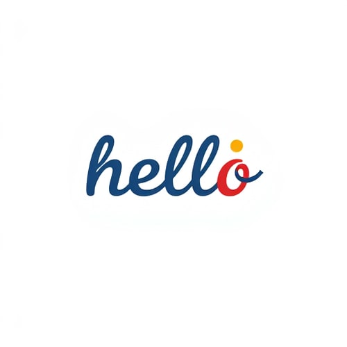 AI Design for hello wordmark
