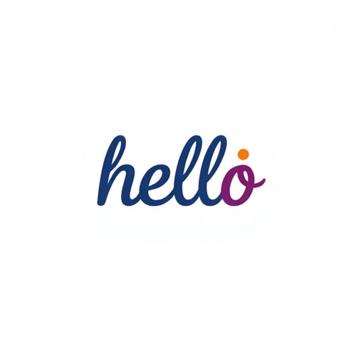 AI Design for hello wordmark