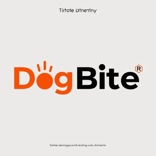 AI Design for wordmark letters only logo. text 'DogBite'. creative concept.