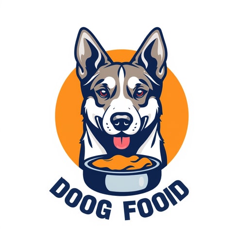 AI Design for dog with text dog food