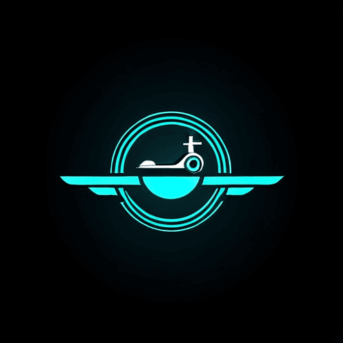 AI Design for hoverboard logo. cool. futuristic. skateboard element. add HOVER text