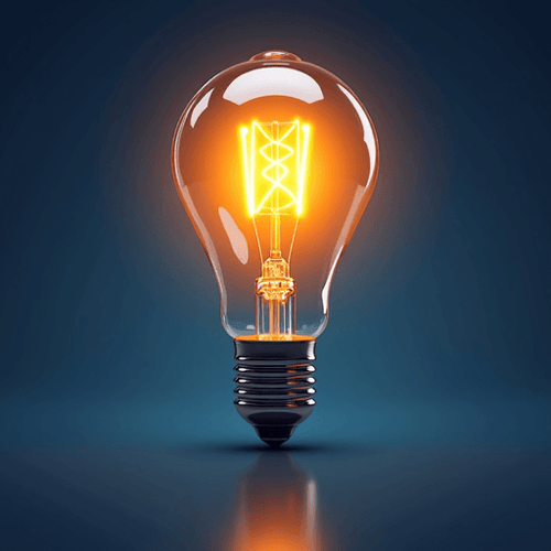 AI Design for genius bulb