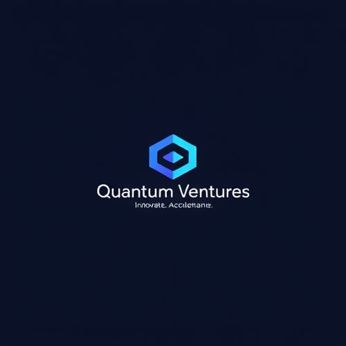 AI Design for Design a sleek and professional logo for "Quantum Ventures" with the tagline: "Innovate. Accelerate. Transform."