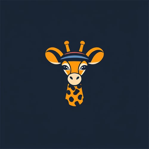 AI Design for Hat mouse giraffe 