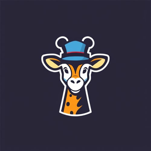 AI Design for Hat mouse giraffe 