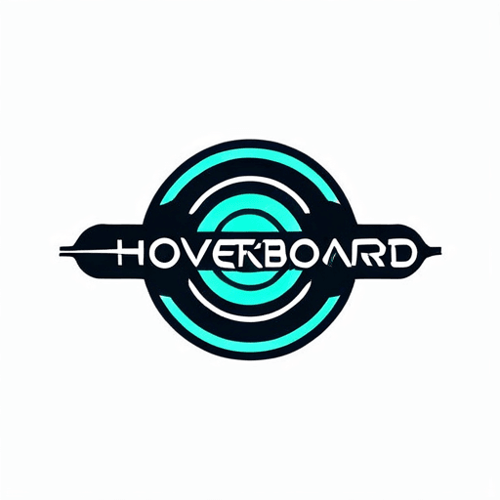 AI Design for hoverboard logo. cool. futuristic. skateboard element. add HOVER text