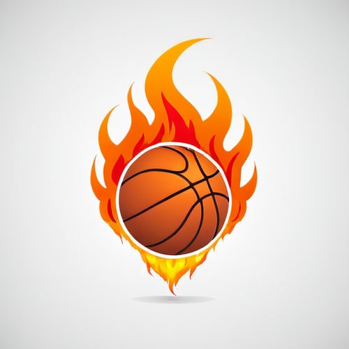 AI Design for Professional logo design. basketball fire shot logo <lora:sdxlbase20:1>