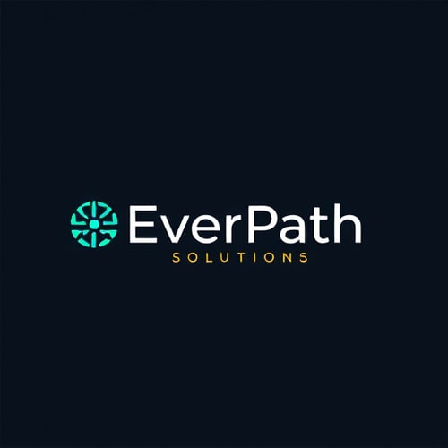AI Design for We're embarking on an exciting journey to create a standout logo for EverPath Solutions, a cutting-edge technology consultancy focused on sustainable innovation. Our goal is to build a logo that not only captures the sophistication and forward-thinking nature of our brand but also reflects our commitment to sustainable solutions and technological advancement. We envision a logo that balances modern aesthetics with a sense of timeless reliability, standing as a beacon for our audience's trust and aspirations. The logo will be used across multiple platforms, including our website, social media, business cards, and even large-scale presentations, so it needs to be versatile, impactful, and professional.
