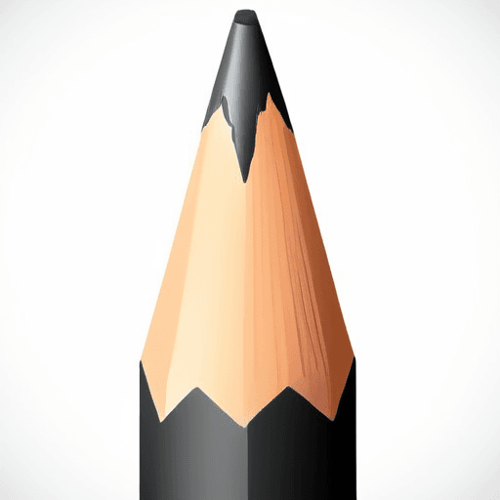 AI Design for close up of pencil tip for drawing compnay