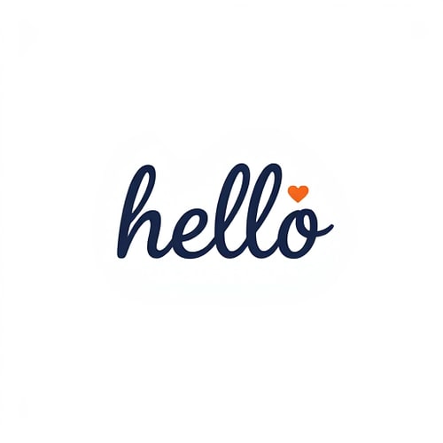 AI Design for hello wordmark