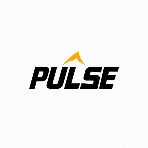 AI Design for Design a modern and energetic logo for "Pulse Fitness," with bold typography and movement-inspired shapes to evoke strength and activity.