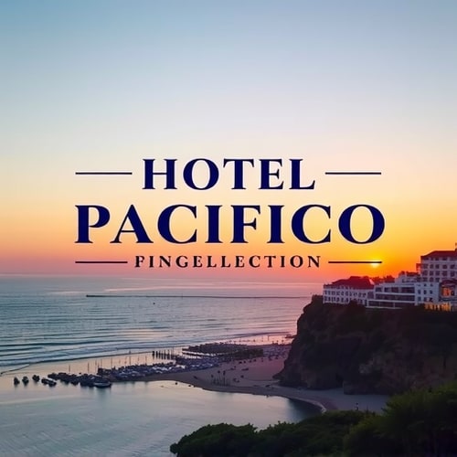AI Design for hotel pacifico. letterform