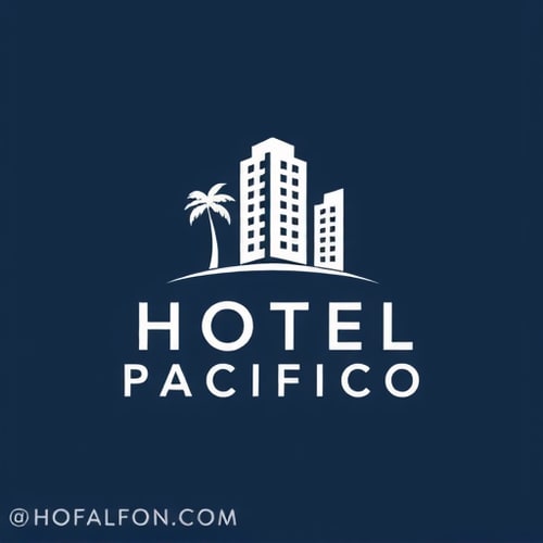 AI Design for hotel pacifico. letterform