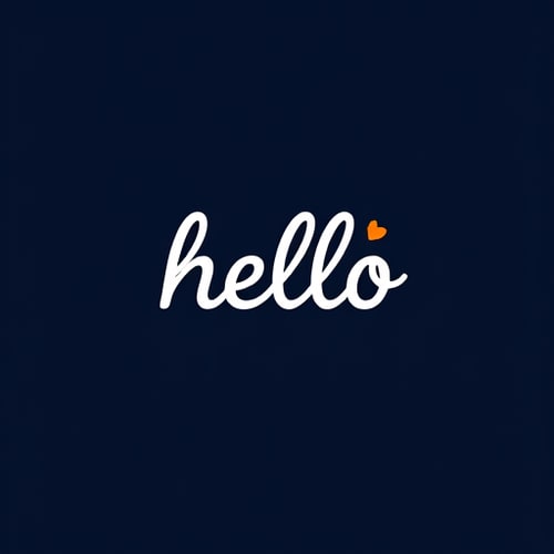 AI Design for hello wordmark