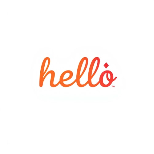 AI Design for hello wordmark