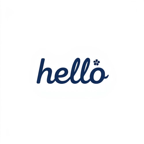 AI Design for hello wordmark