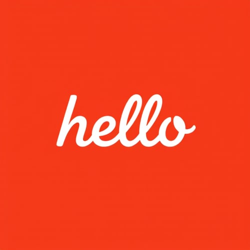 AI Design for hello wordmark