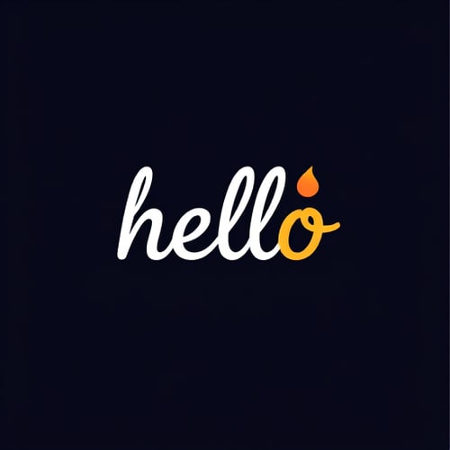 AI Design for hello wordmark