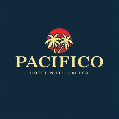 AI Design for hotel pacifico. letterform