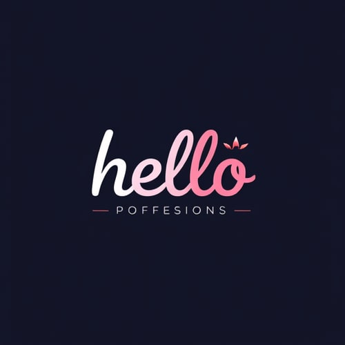 AI Design for hello wordmark