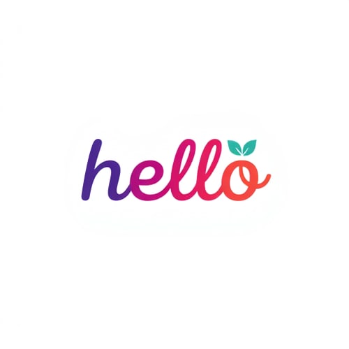 AI Design for hello wordmark