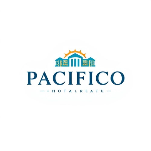 AI Design for hotel pacifico. letterform