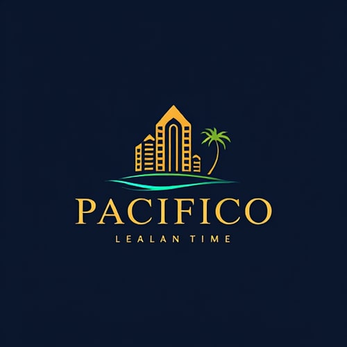 AI Design for hotel pacifico. letterform