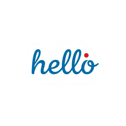 AI Design for hello wordmark
