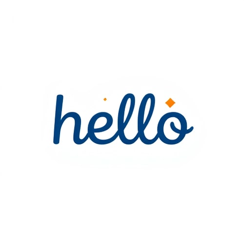 AI Design for hello wordmark