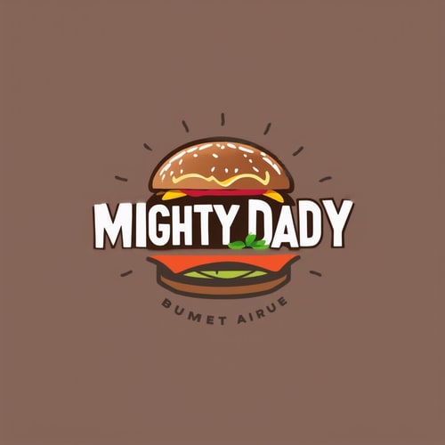 AI Design for Design a playful logo for a gourmet burger restaurant, “Mighty Daddy.”