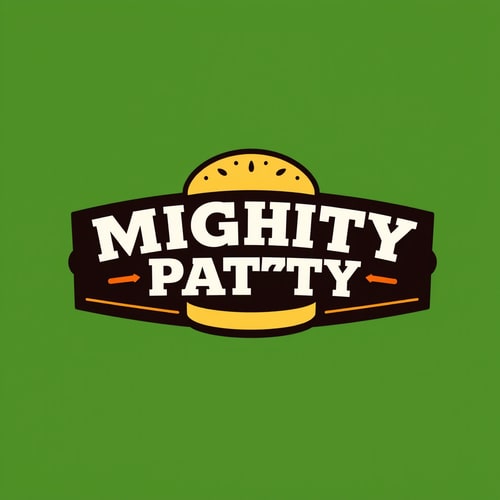 AI Design for Design a playful logo for a gourmet burger restaurant, “Mighty Patty.”