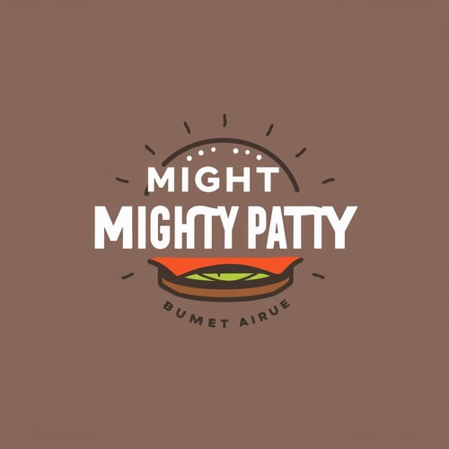 AI Design for Design a playful logo for a gourmet burger restaurant, “Mighty Patty.”