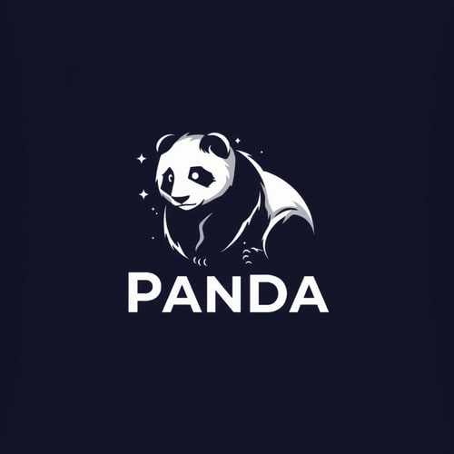 AI Design for happy panda