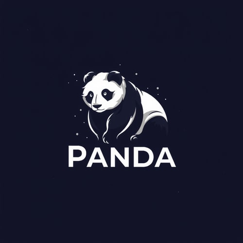 AI Design for happy panda