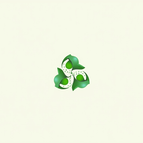 AI Design for Create a logo for "EcoHarmony," an eco-friendly brand. Incorporate elements such as leaves, a globe, and recycling symbols to emphasize sustainability. Use earthy colors like green, brown, and blue. Choose a clean, organic font that reflects the brand’s commitment to the environment.